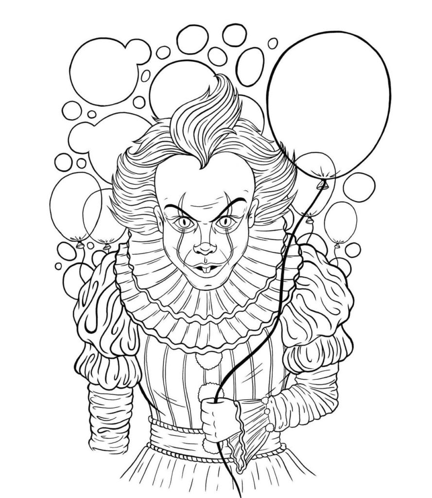 Best Ideas For Coloring Pennywise The Clown Pictures The Best Porn