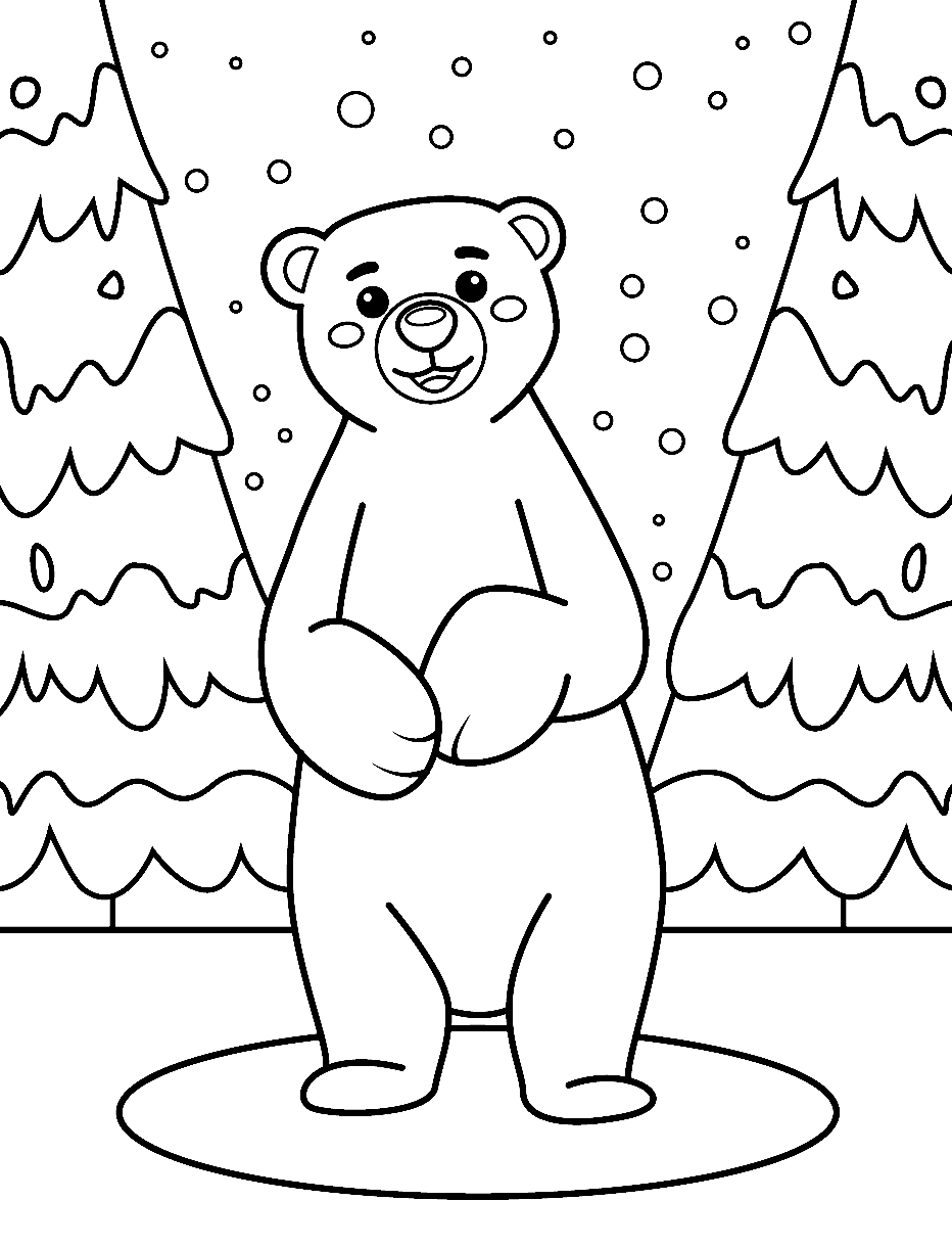 الدب القطبي عيد الميلاد من الدب القطبي