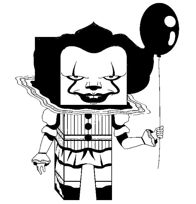 Roblox Pennywise Coloring Pages