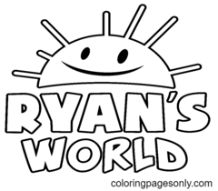 Ryan's World Coloring Pages