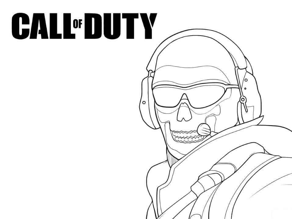 Simon Ghost Riley in Call of Duty van Call of Duty