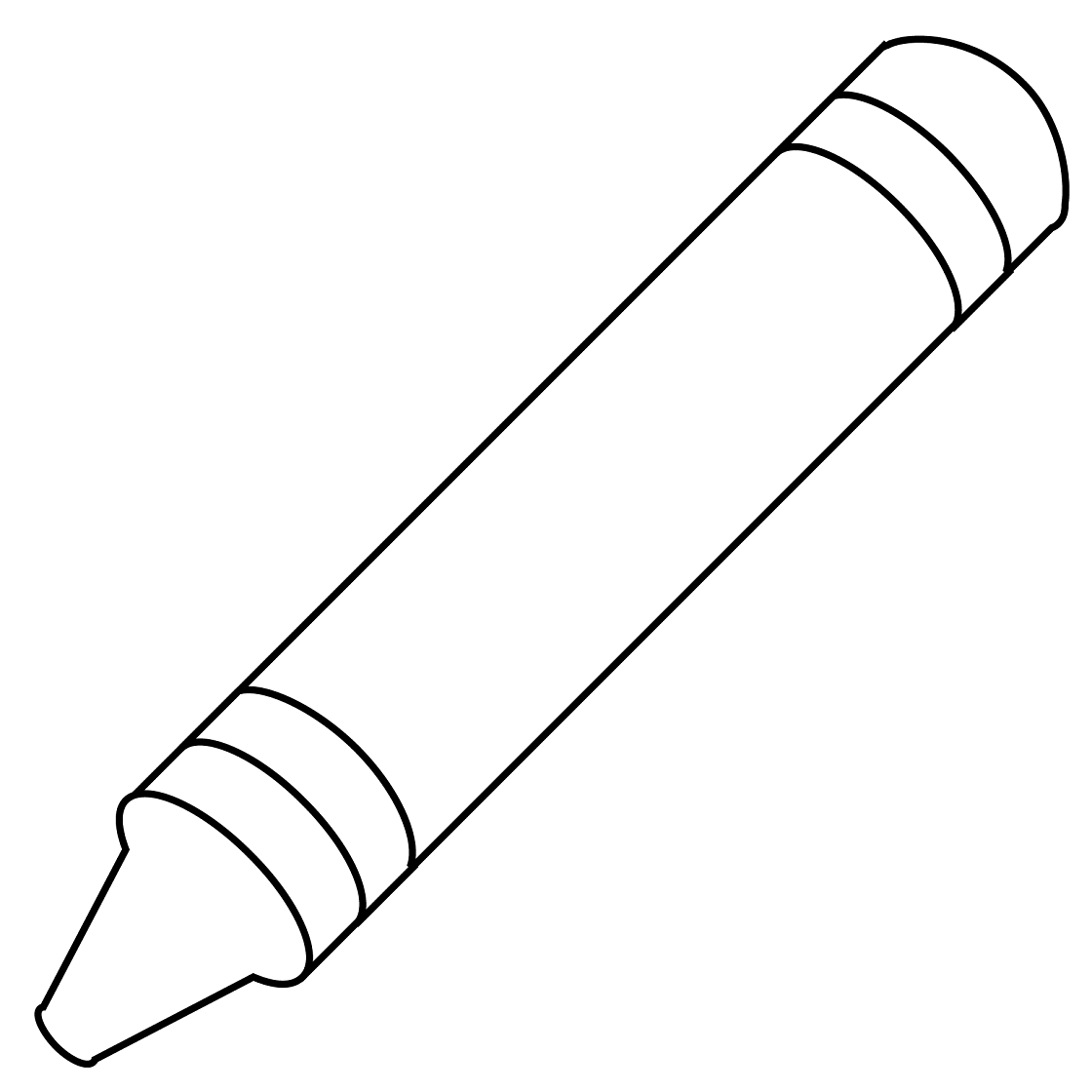 蜡笔的简单蜡笔