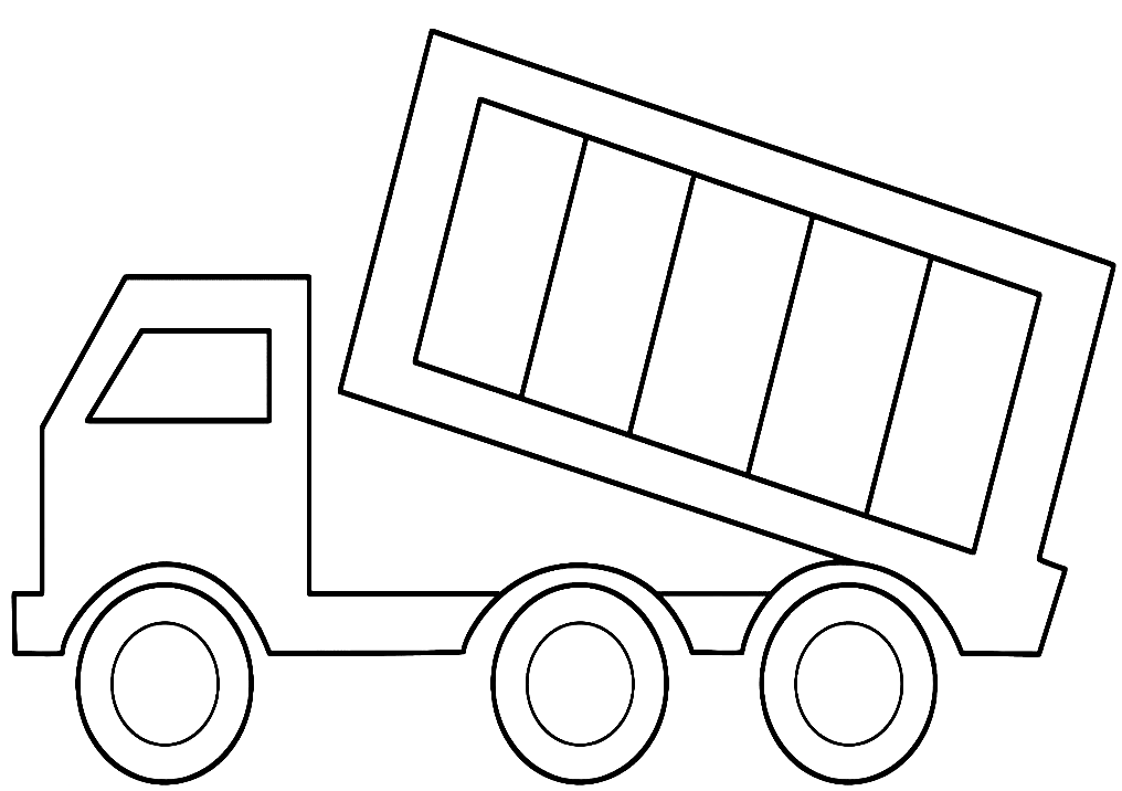 Camión volquete simple para niños de Dump Truck