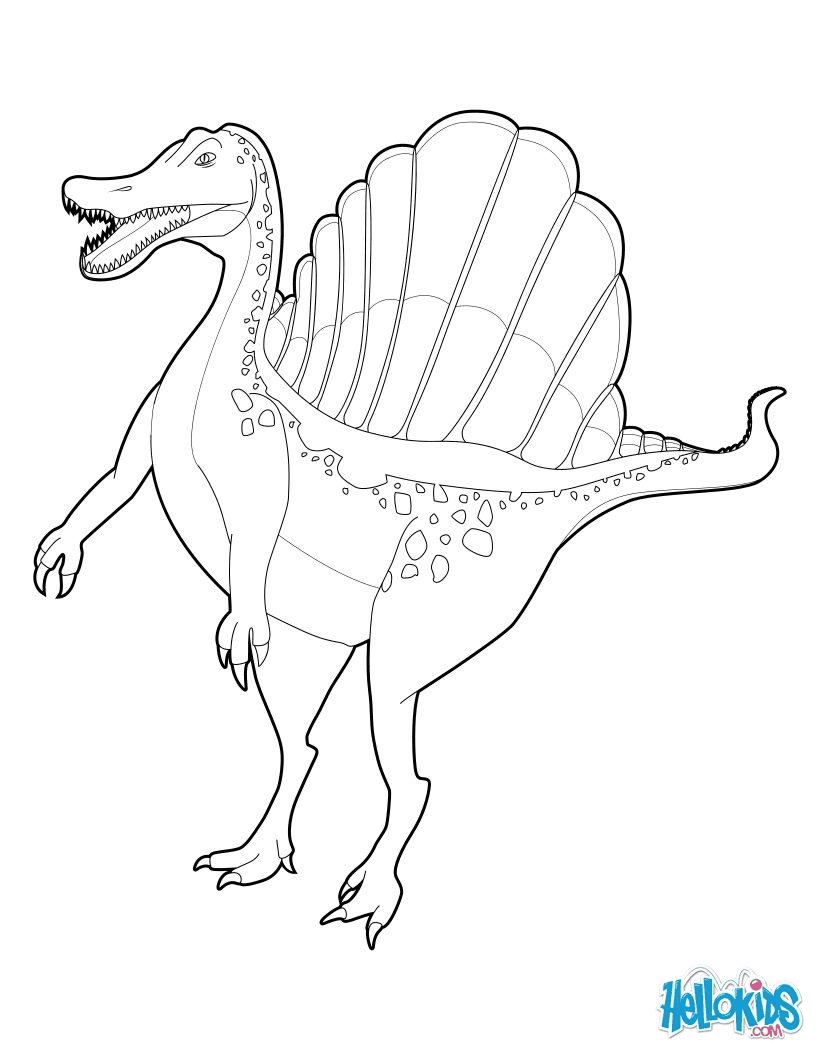 Спинозавр: бесплатная распечатка от Spinosaurus