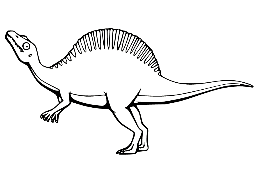 Spinosaurus imprimible de Spinosaurus