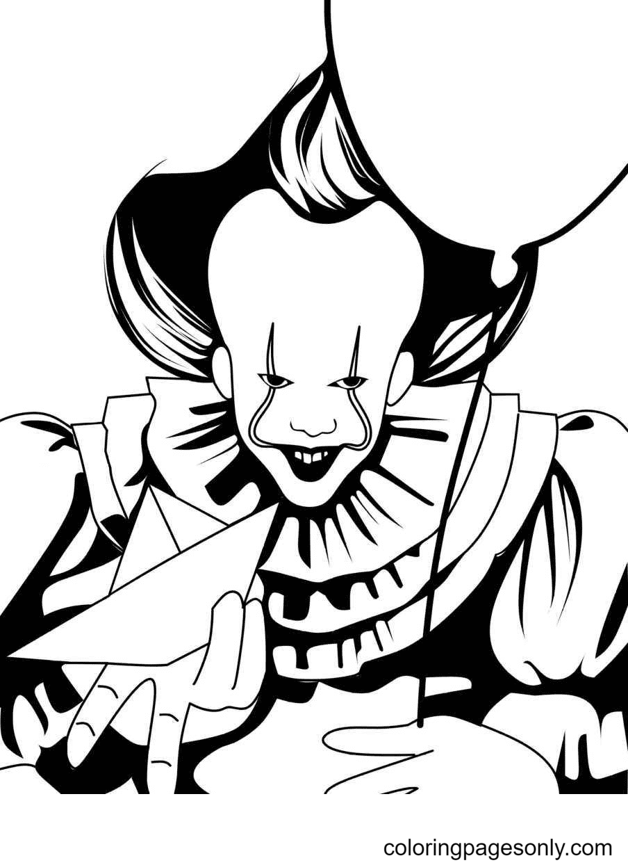 Gruseliger Clown Pennywise von Pennywise