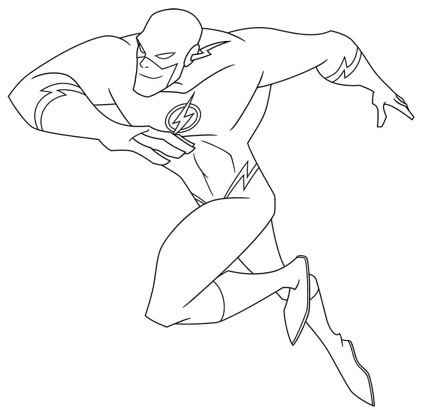 El flash Barry Allen de El flash