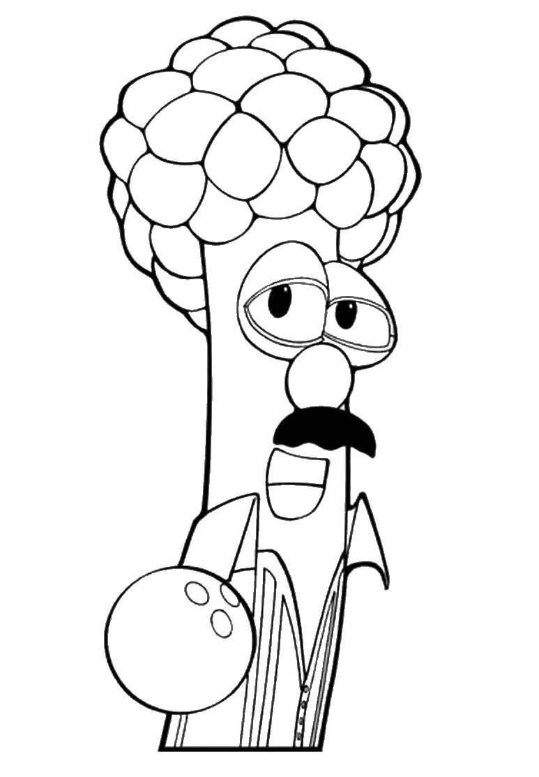 VeggieTales to Print Coloring Page