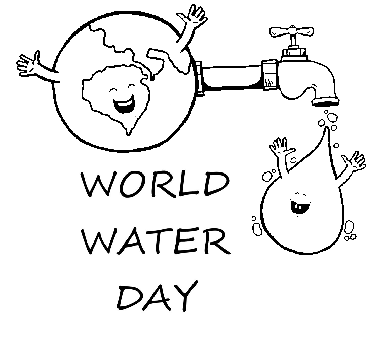 Coloriage Journée mondiale de l'eau à imprimer