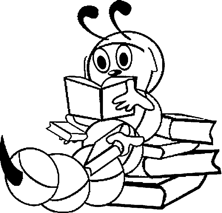 Worm for Kids Coloring Page