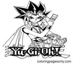 Yu-Gi-Oh Kleurplaten