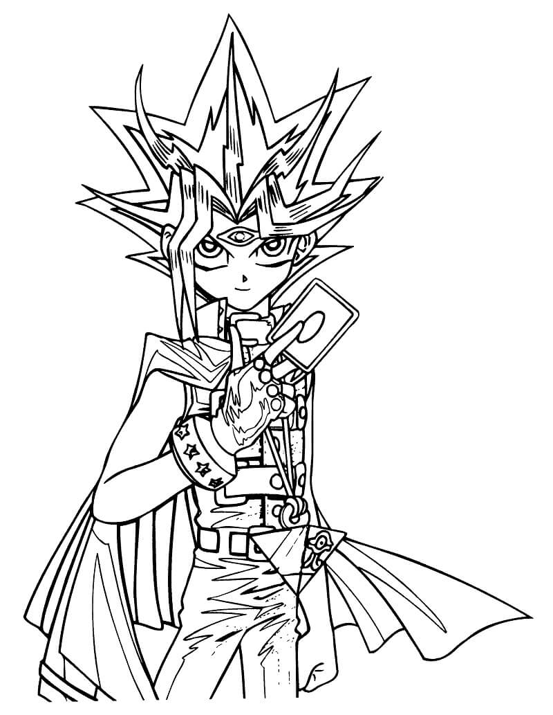 Yu Gi Oh to Print Coloring Pages