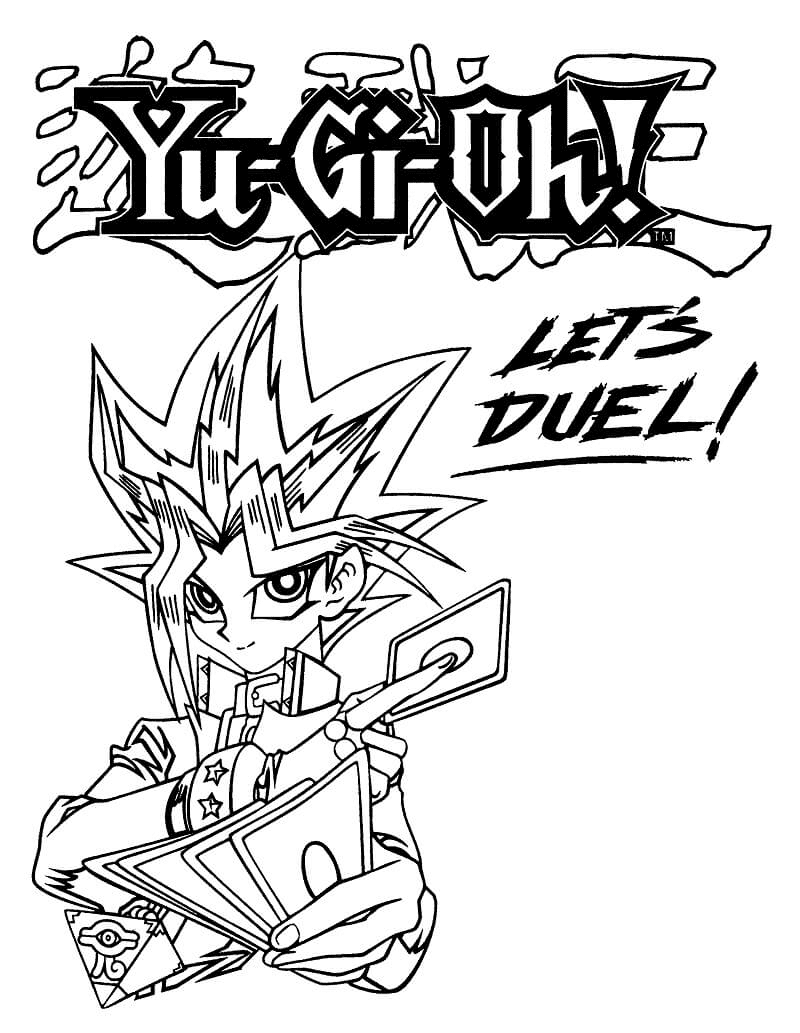 Yu Gi Oh Coloring Page