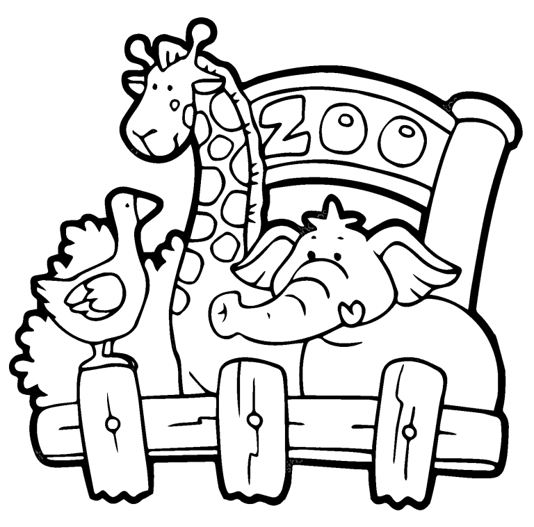 40 Free Printable Zoo Coloring Pages