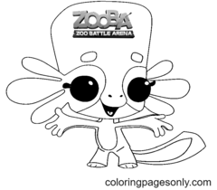 Desenhos para Colorir Zooba