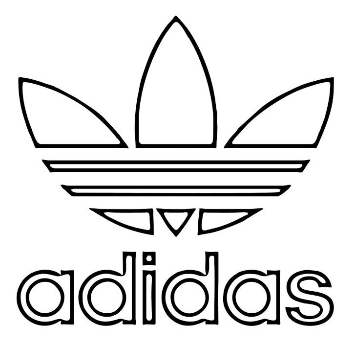 Adidas Symbol Coloring Page - Free Printable Coloring Pages