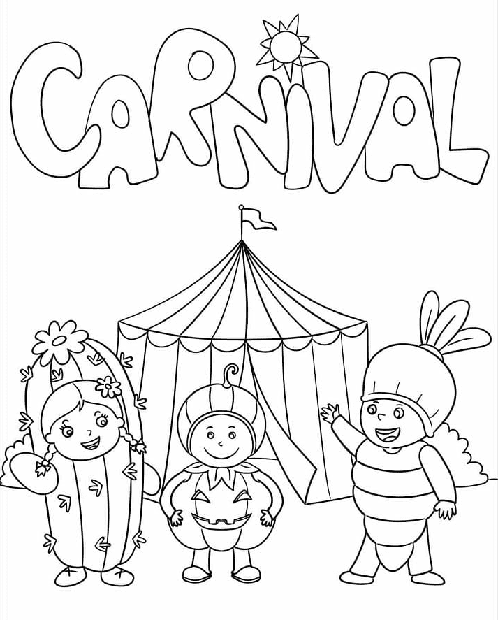 40 Carnival Coloring Pages Free Printable PDF Online Coloring