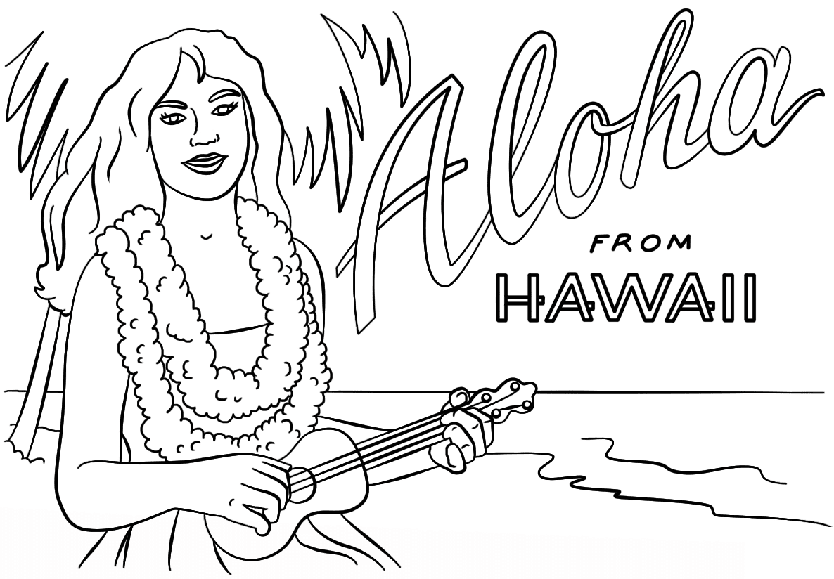 Aloha d'Hawaï de Lei Day