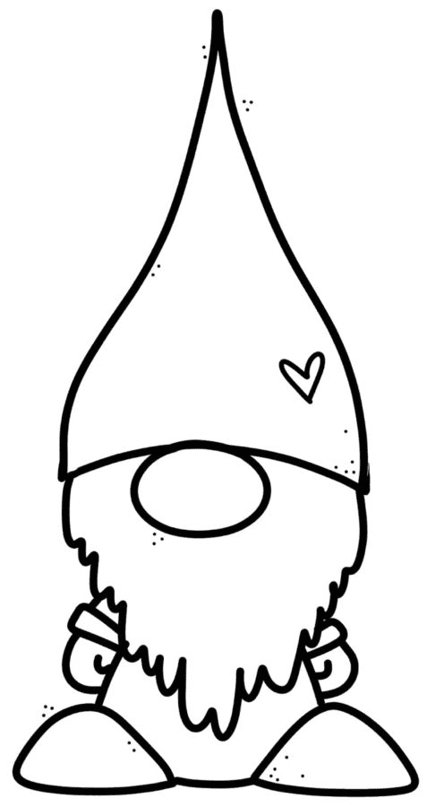 Baby Is Called Nisse Coloring Page