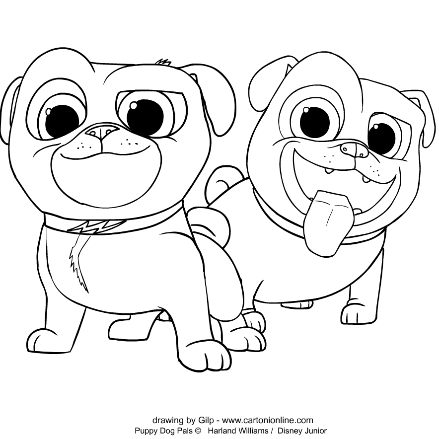 41 Free Printable Puppy Dog Pals Coloring Pages