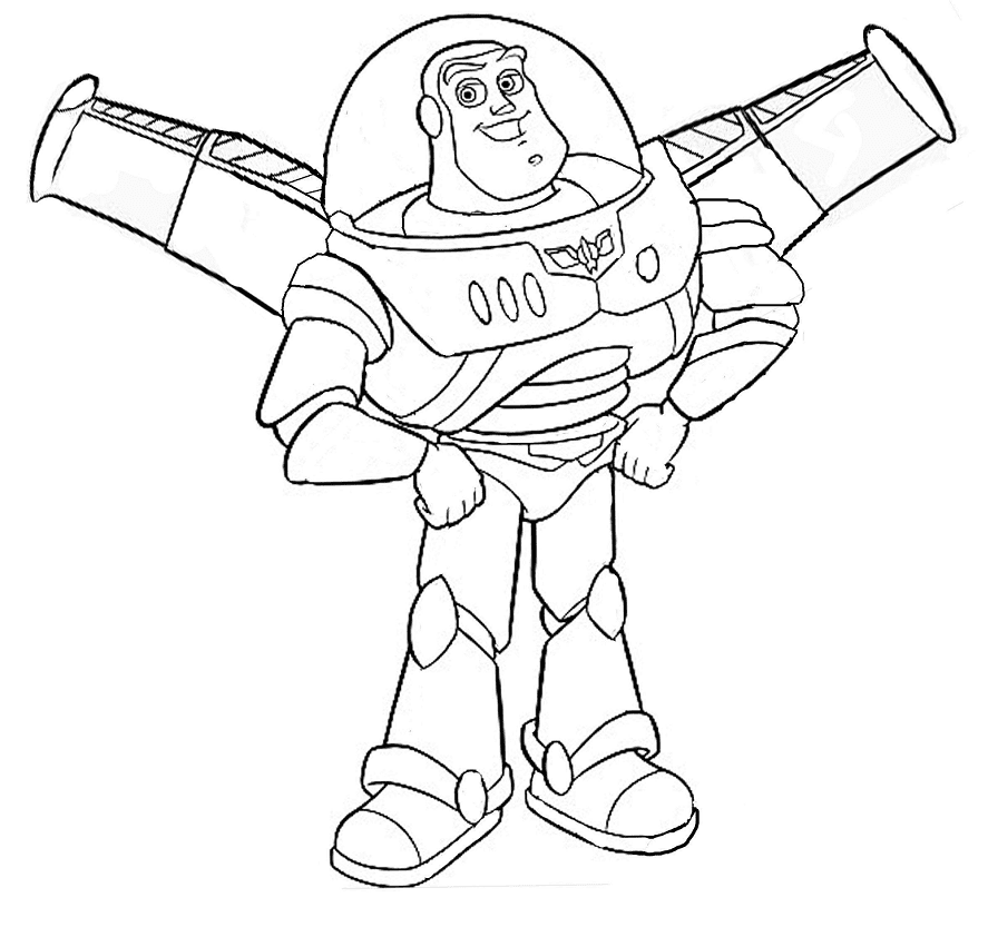 Buzz Lightyear com asas de Buzz Lightyear