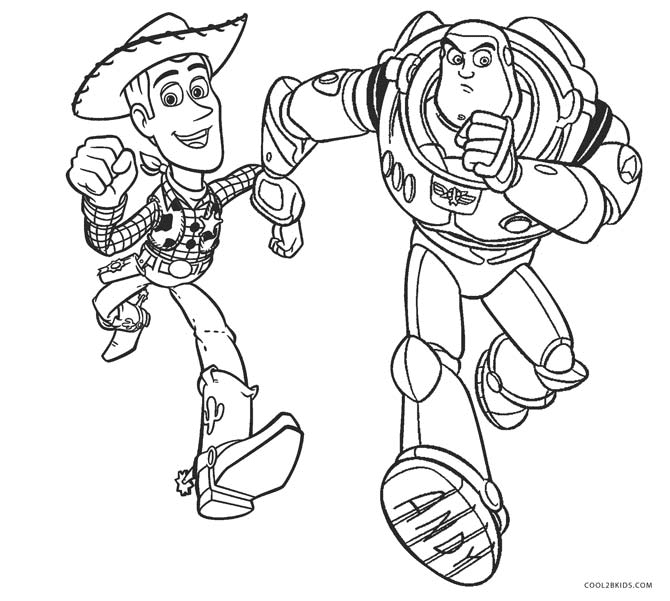 Buzz Lightyear con Woody Sheriff de Buzz Lightyear