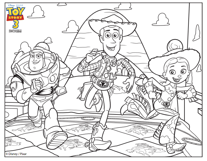 Buzz, Woody en Jessie van Buzz Lightyear