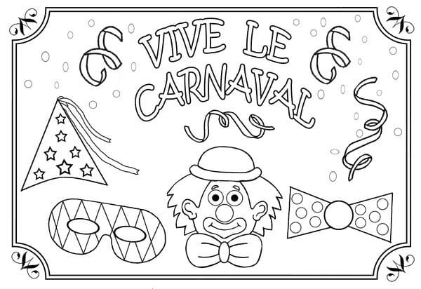 Carnival for Childrens Coloring Page