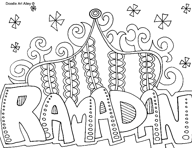 Celebrate Ramadan Coloring Page