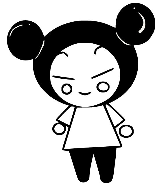 Character from Pucca Coloring Pages