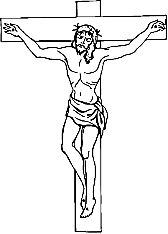 المسيح على الصليب من الجمعة العظيمة