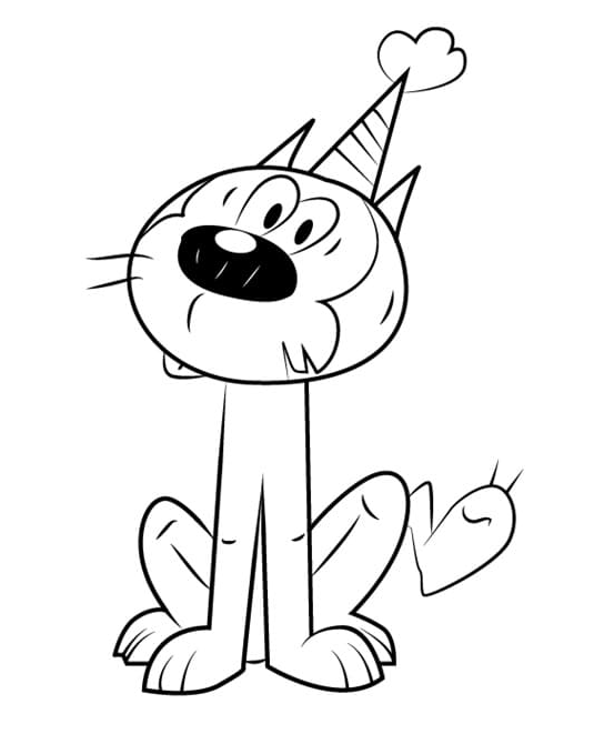 Cliff from Loud House Coloring Page