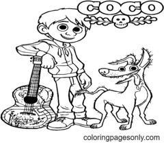 Coloriage Coco