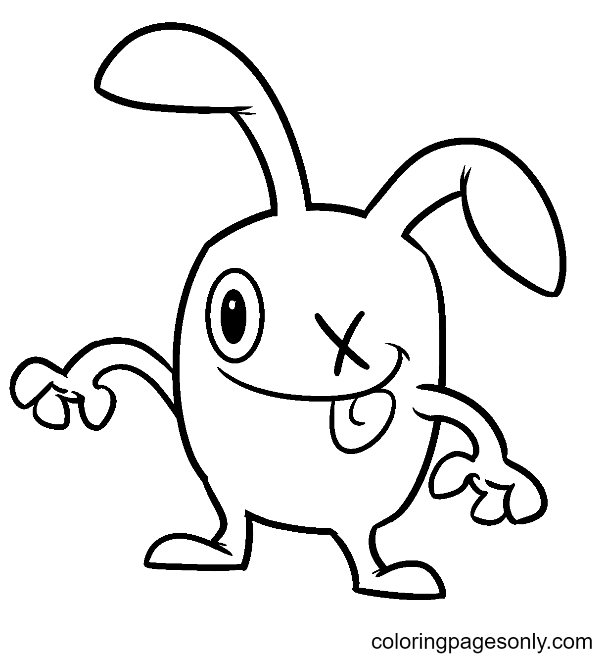 Cute Ox Uglydolls Coloring Pages