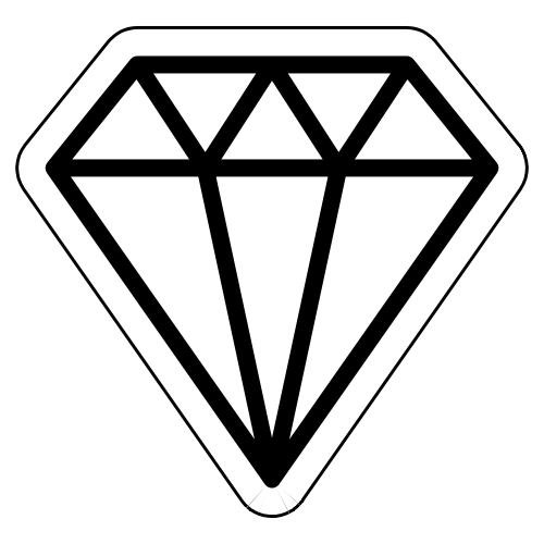 Diamant-Aufkleber-Malseite