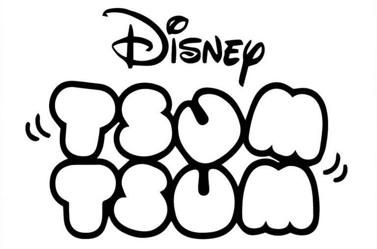 Disney Tsum Tsum Coloring Page
