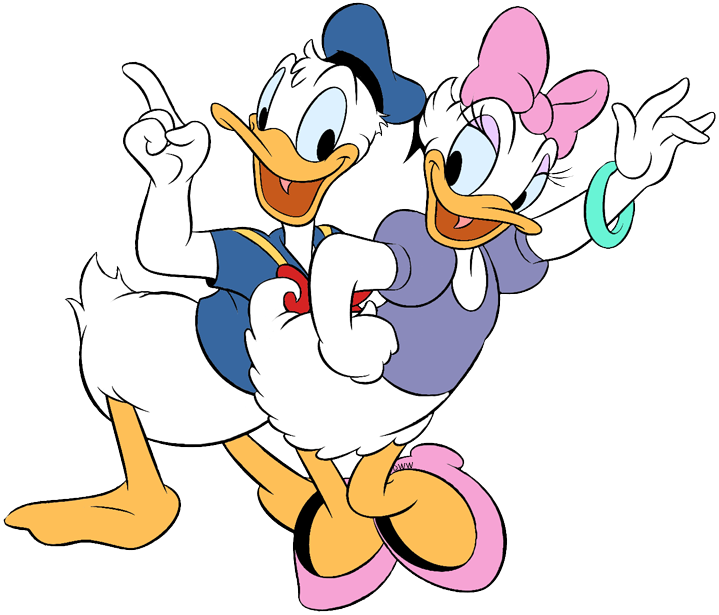 Donald Duck and Daisy Duck coloring pages: They are the most famous ducks globally