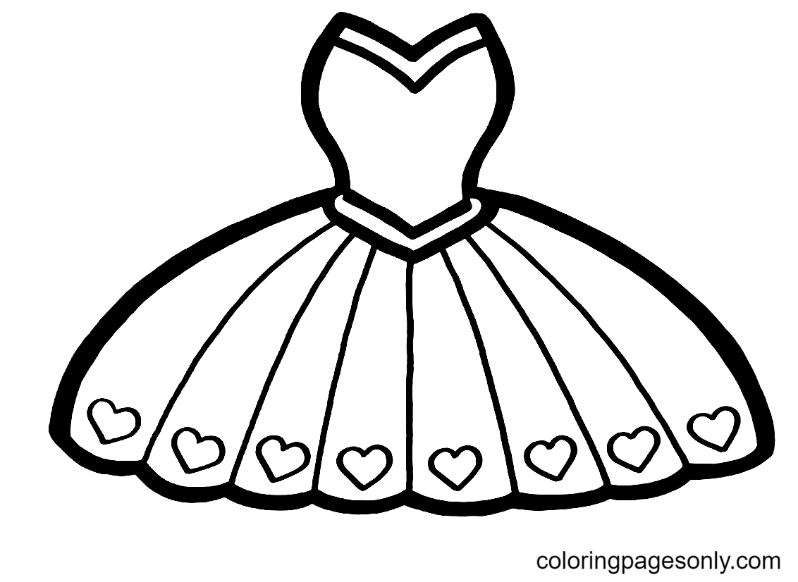 77 Princess Gown Coloring Pages  Latest HD