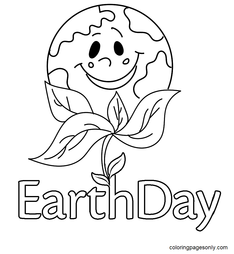 Hojas del Día de la Tierra para niños del Día de la Tierra