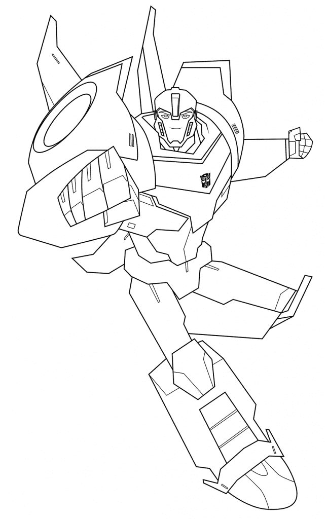 Easy Bumblebee Coloring Page