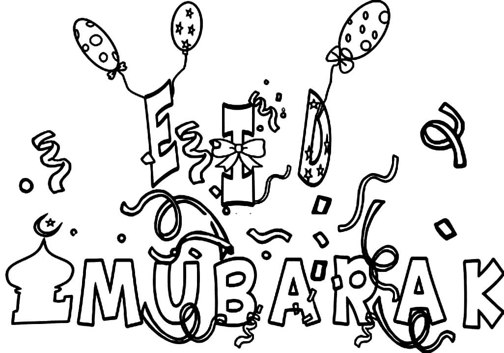 Eid Mubarak de Eid Al-Fitr