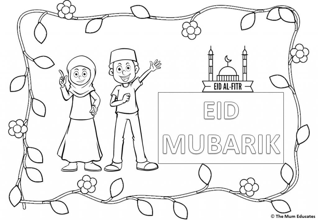 Eid al-Fitr Sheets Coloring Pages