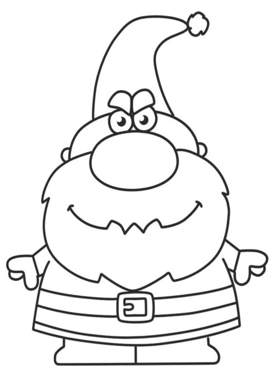 Evil Gnome Coloring Pages