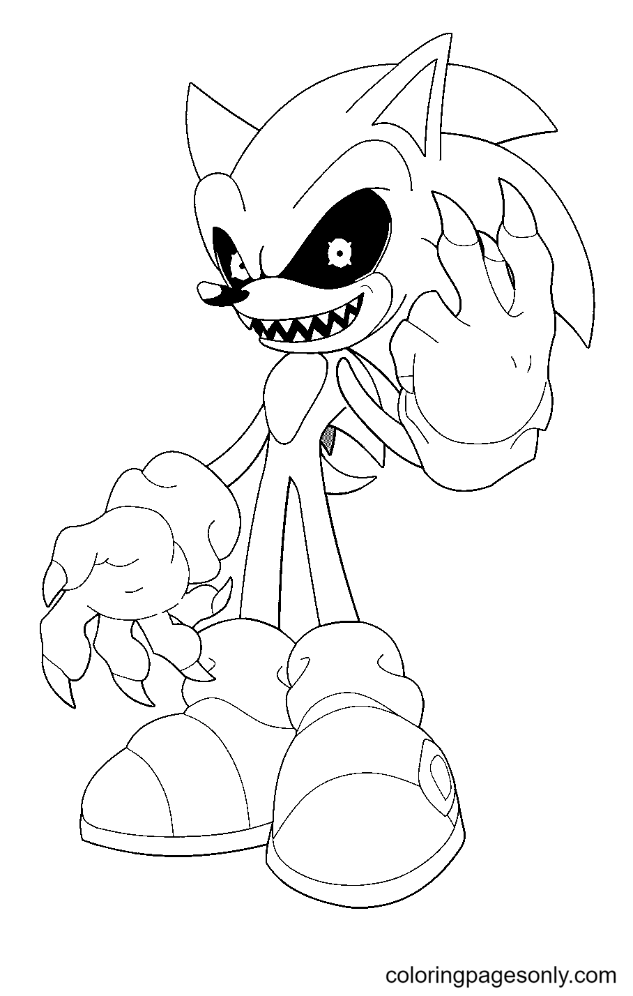 Evil Sonic Exe da Sonic Exe