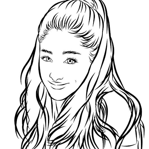 28 Free Printable Ariana Grande Coloring Pages