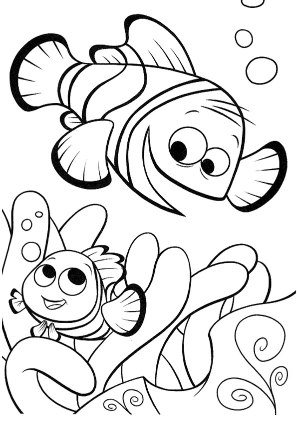 Free Clownfish Sheets Coloring Pages