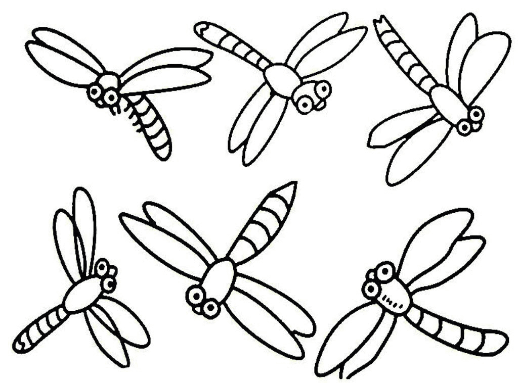 Бесплатные листы со стрекозами от Dragonfly