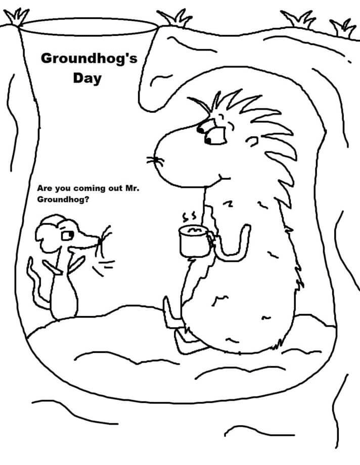 Jour de la marmotte gratuit de Groundhog Day