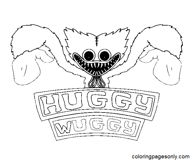 Huggy Wuggy gratuit imprimable de Huggy Wuggy