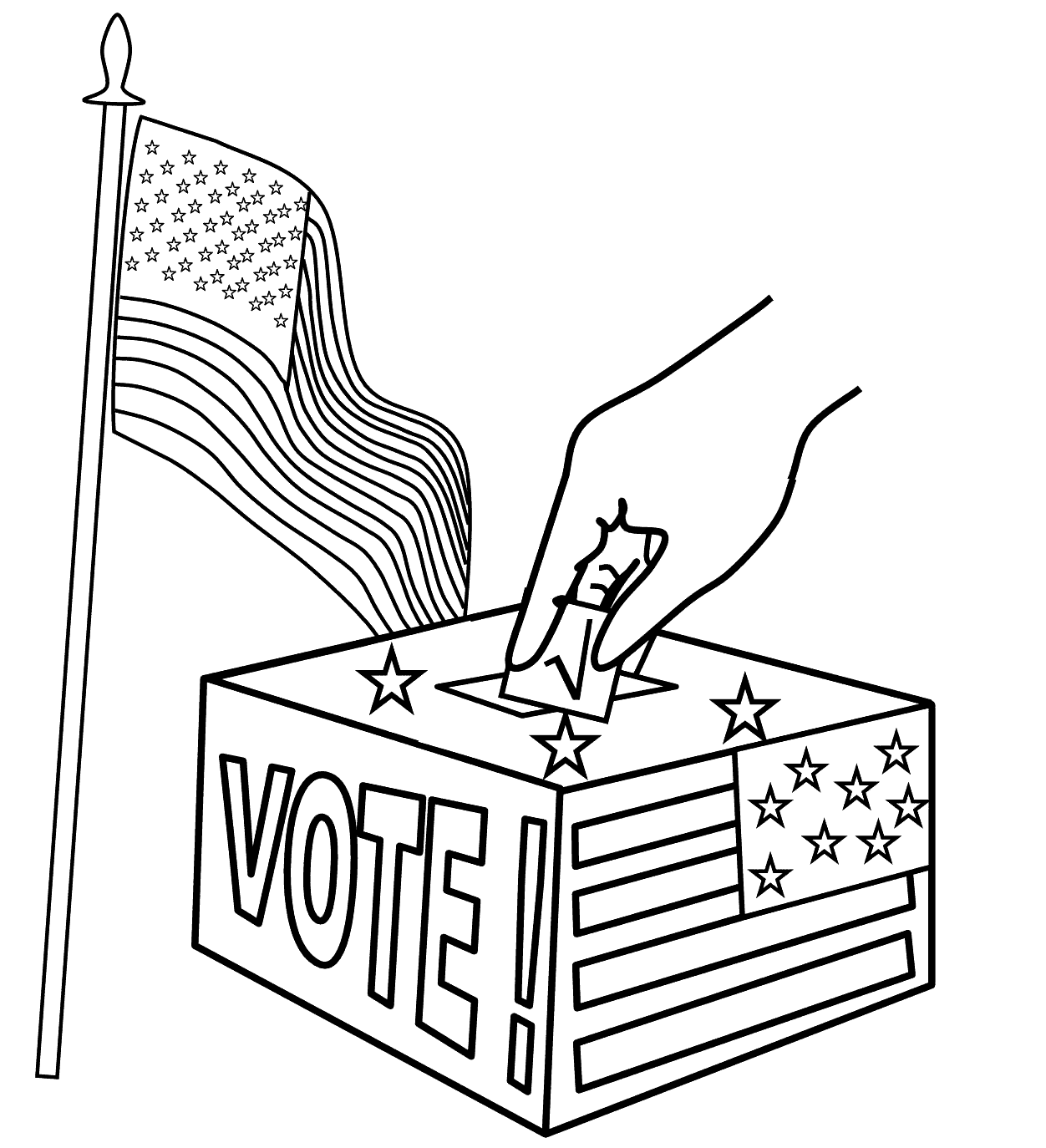 从选举日起免费打印选举日